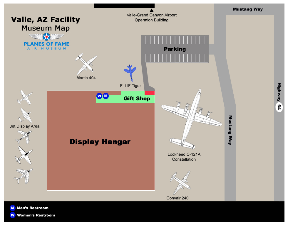 Valle Museum Map